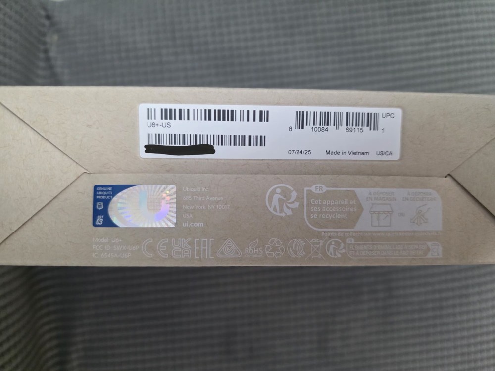 Ubiquiti U6+ Wireless Access Point
