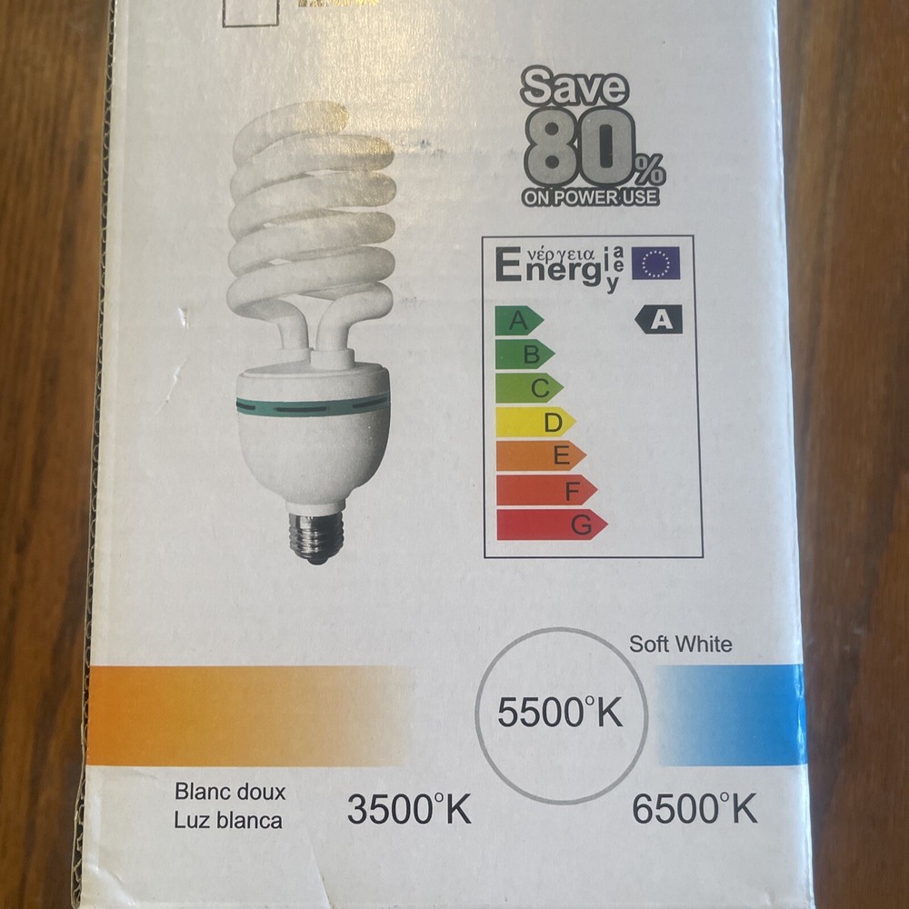 E27 45W 5500K Photographic Light Bulb