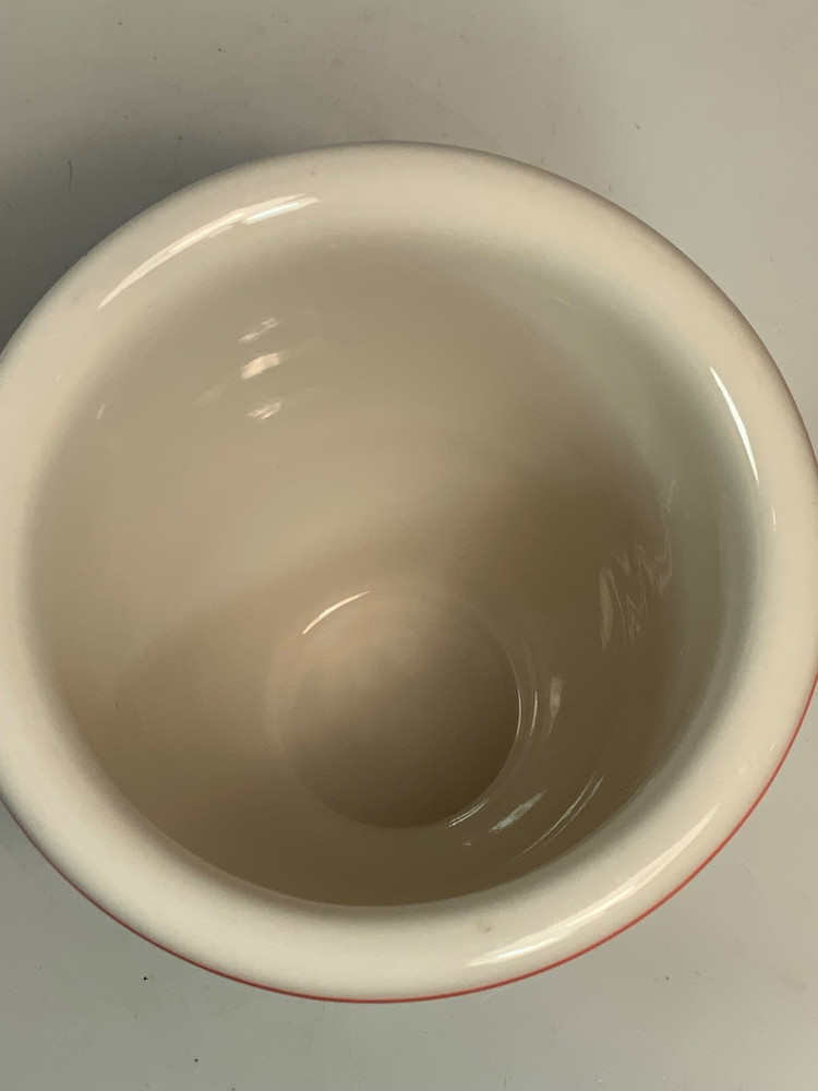 Abstract Art Ceramic Utensil Holder/Cache Pot 6 in.