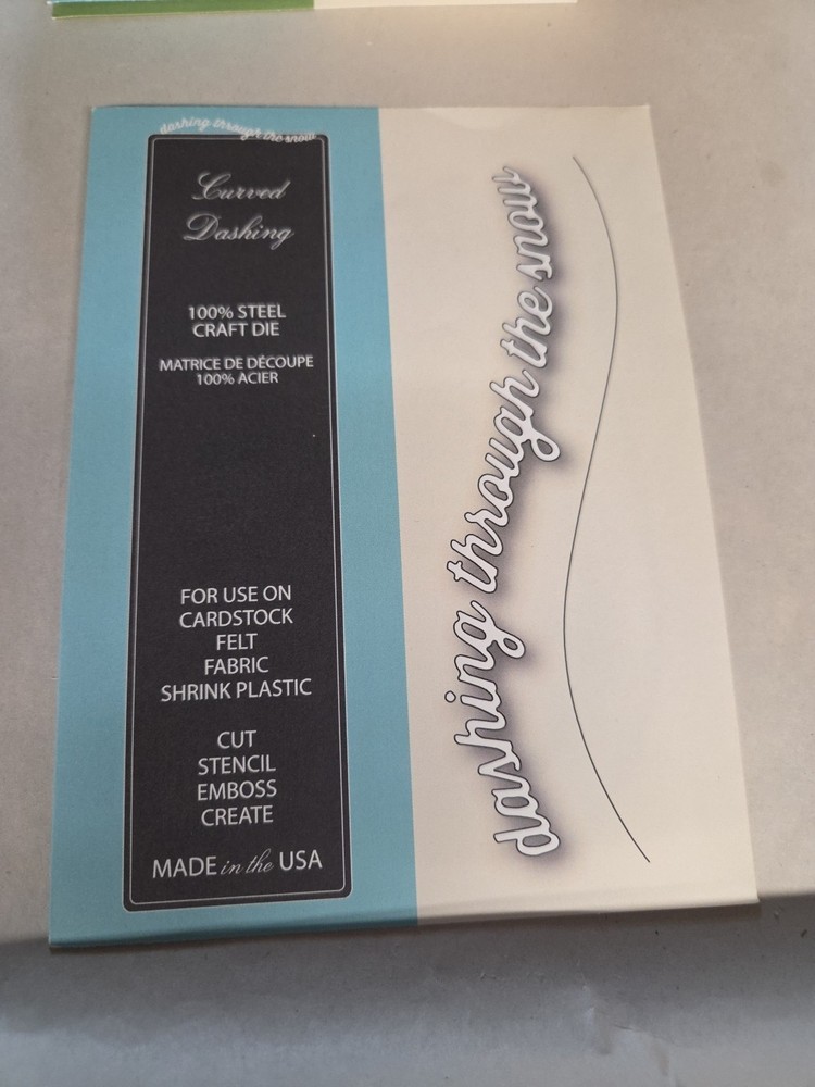 memory box die curved dashing