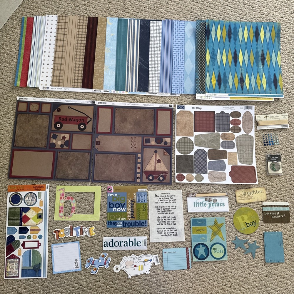 My Boy Embellishments Kit
