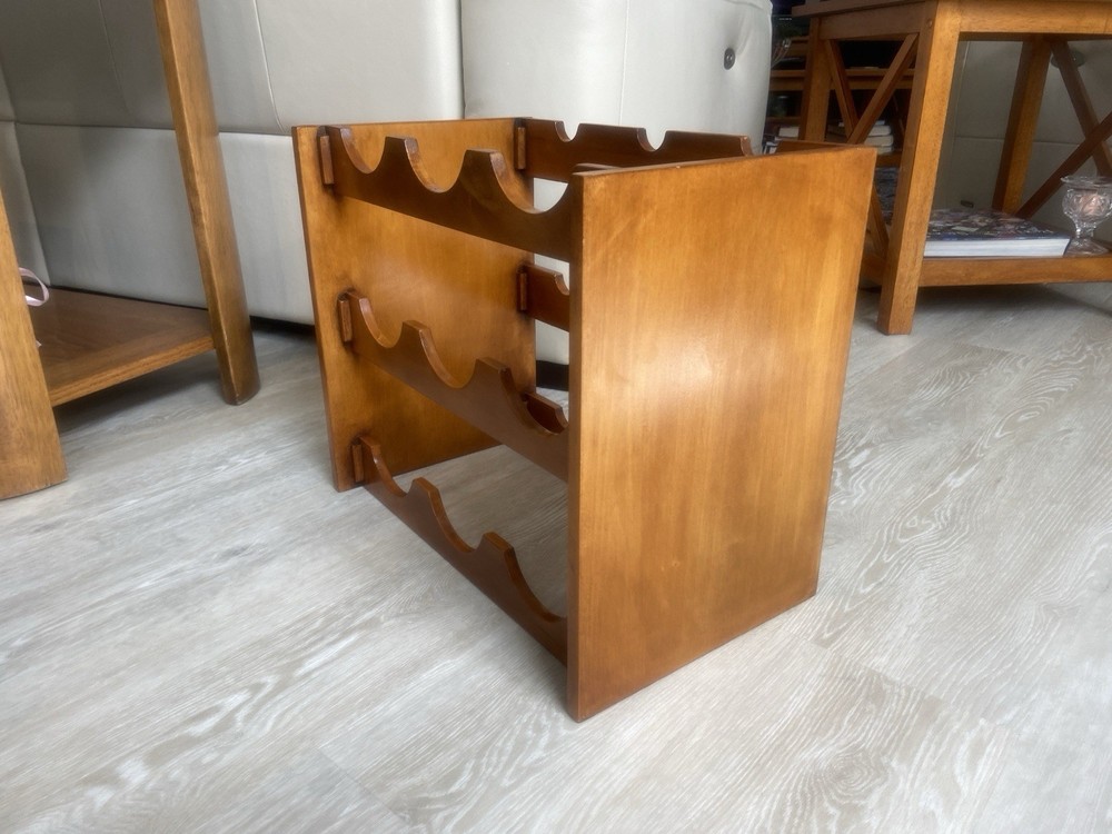 Wine Rack Mid Century Modern Vintage Nice