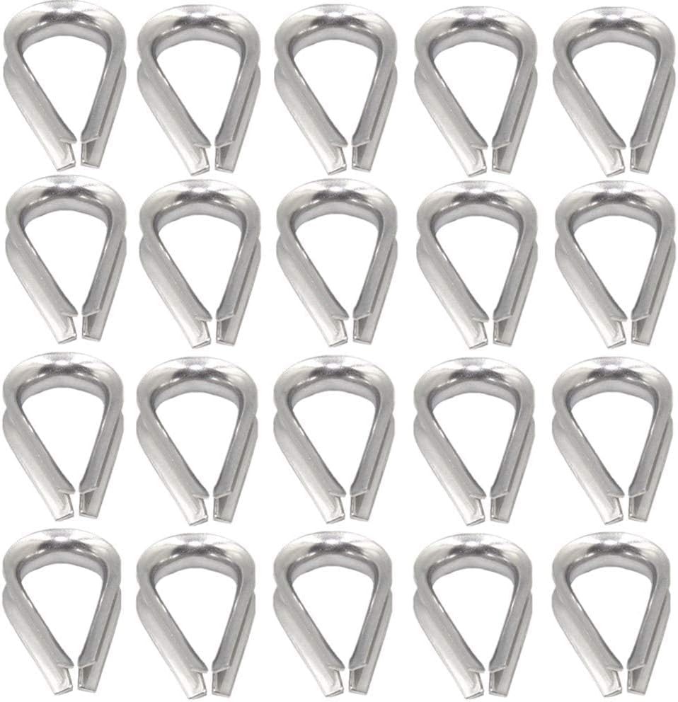 Stainless Steel Thimble M6 20 Pack New