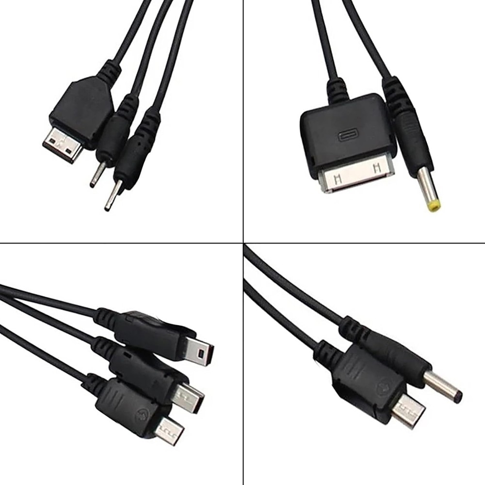 PurYupearl Black 10 in 1 Universal USB Cable, Multiple