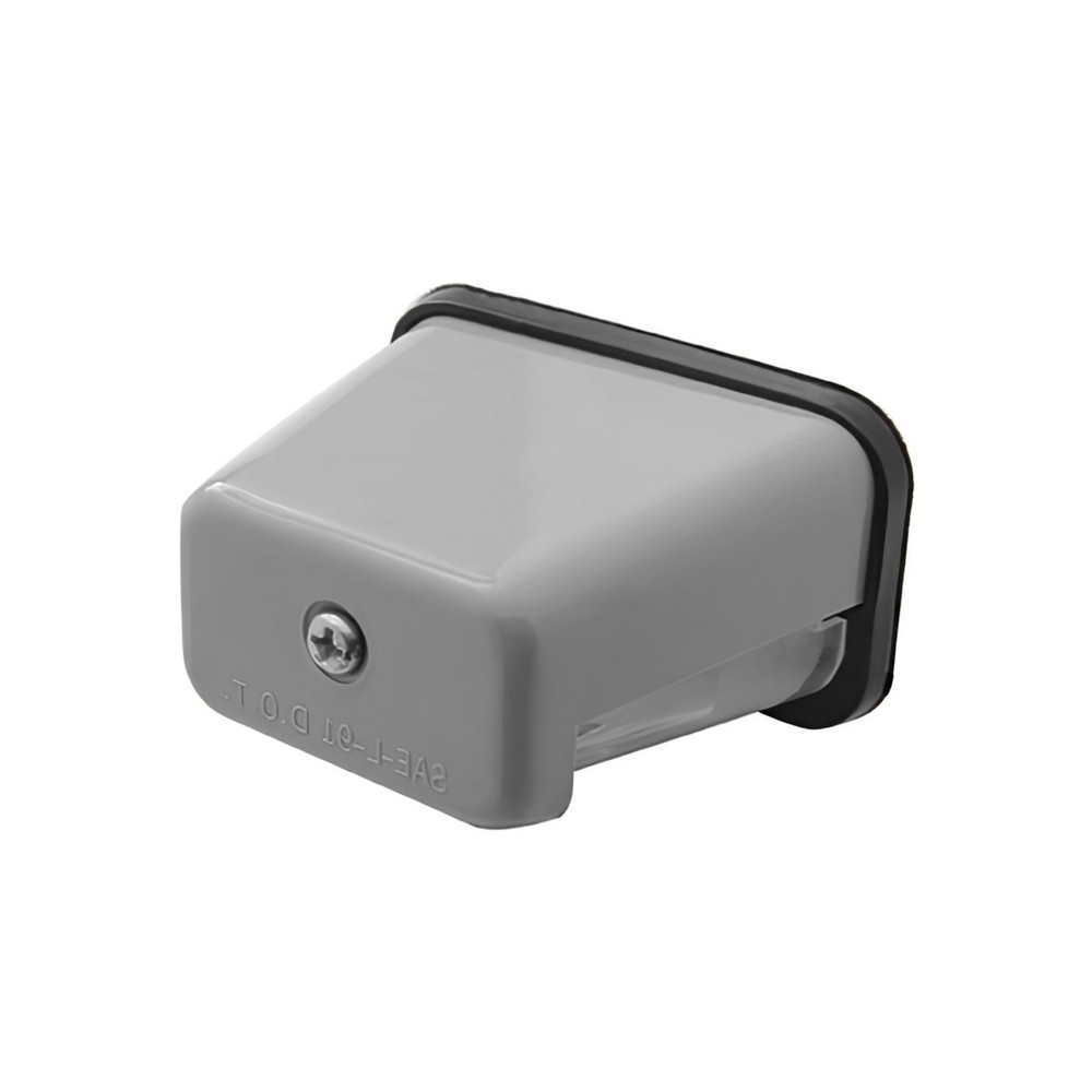 United Pacific 33138   Gray Rectangular License Tag Light  Mount