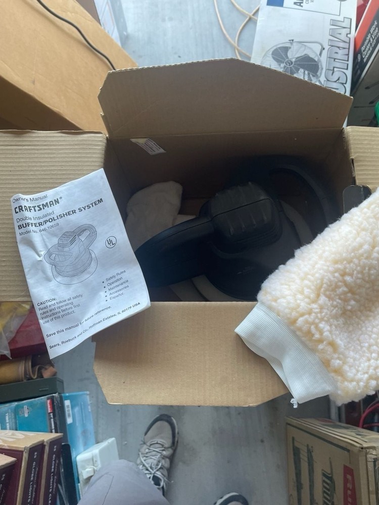 Craftsman 9-in. Random Orbit Buffer/Polisher System Model 646.10659 with Manual