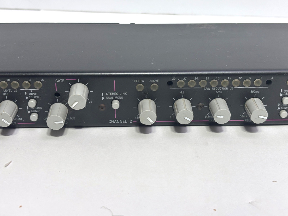 ART CS2 2-Channel Compressor / Limiter / Gate – Rackmount 1U
