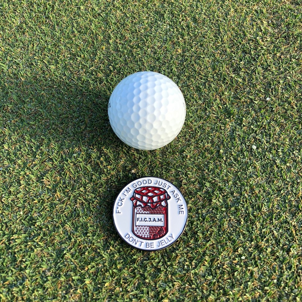 New! E9 Golf "FIGJAM" Ball Mark - 2 sizes