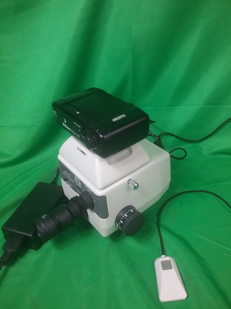 Nikon H-III Microscope Power Lens w/ FDX-35 Camera w/ Switch