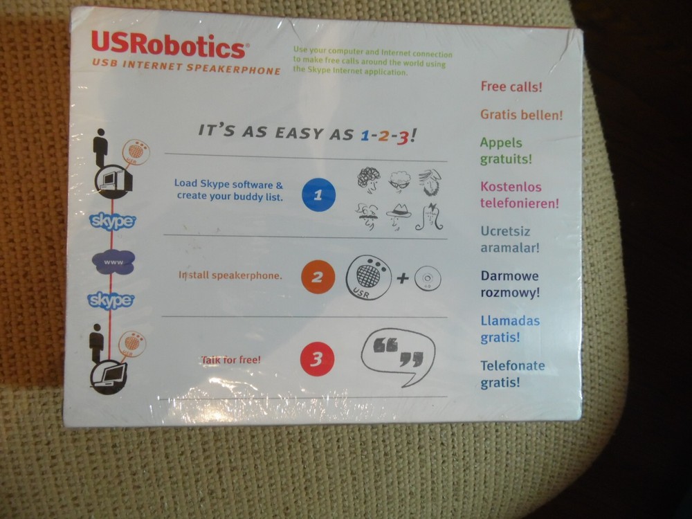 US ROBOTICS CALL THE WORLD FOR FREE