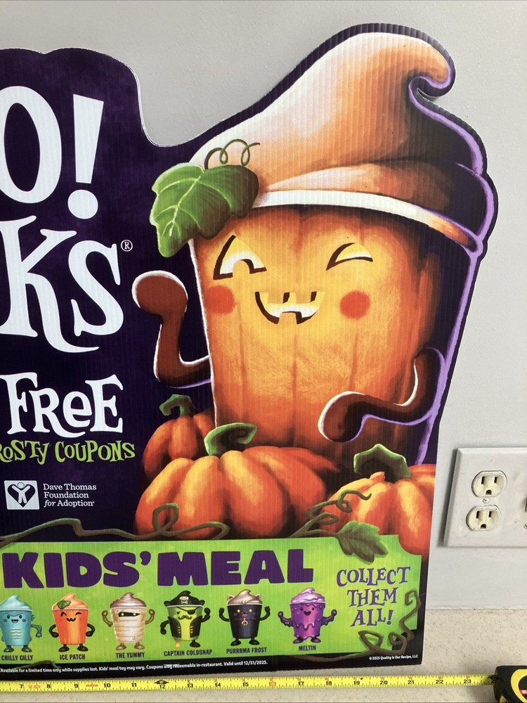 Frosty Frights Display Sign