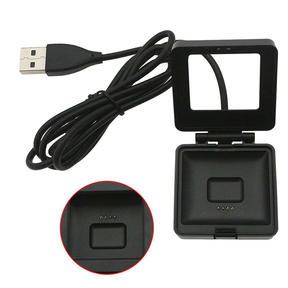 USB Charger Charging Cradle Dock Cable Replacement for Fitbit Blaze Smart Watch