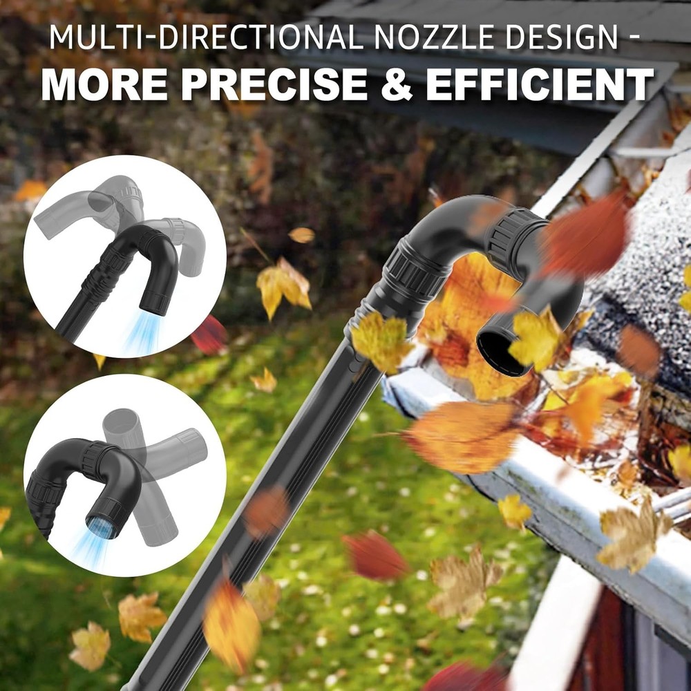 EGO Gutter Cleaning Kit Leaf Blower Nozzle Extension Attachment Black & Decker