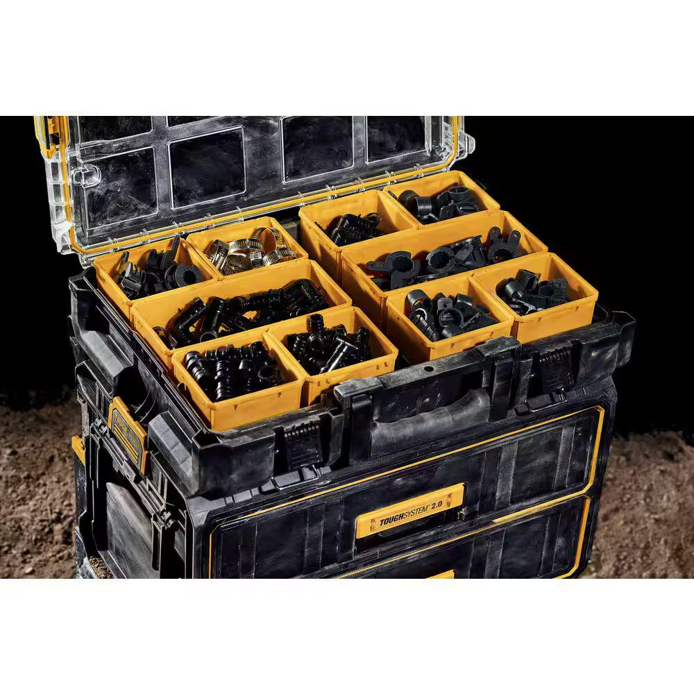 TOUGHSYSTEM 2.0 10-Compartment Deep Small Parts Organizer