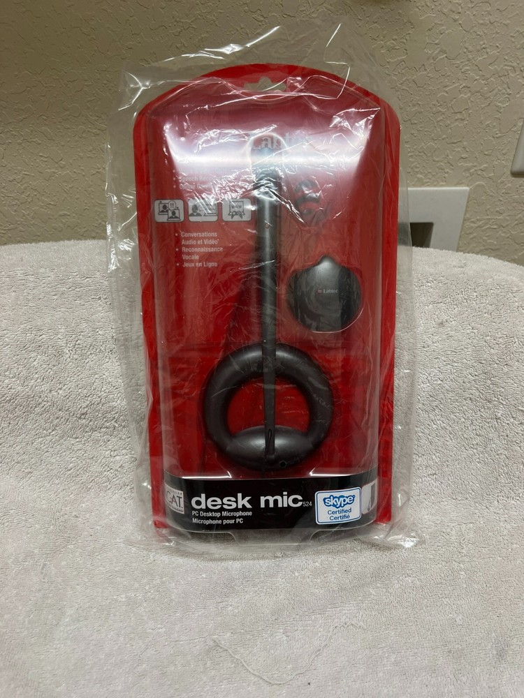 LABTEC LOGITECH MICROPHONE DESK MIC 524 DESKTOP PC UNIDIRECTIONAL 980182-0403