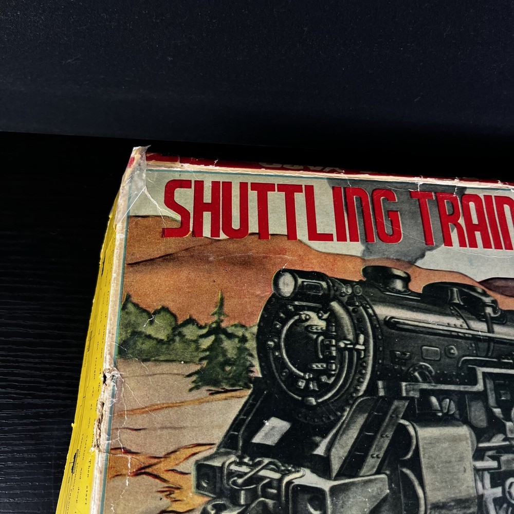 Vintage Atlas Shuttling Train & Freight Yard Set Original Box