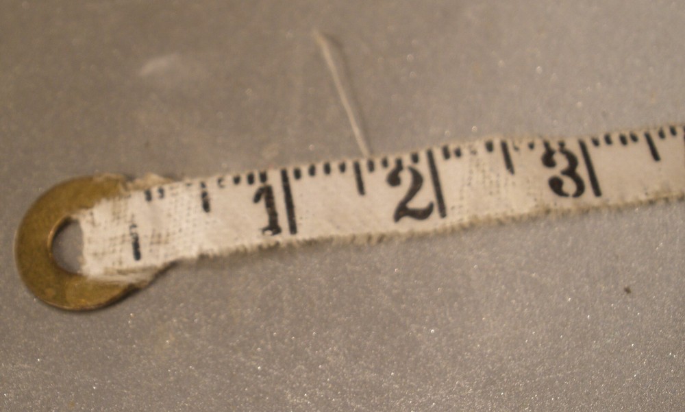 Celluloid Fruit Basket Tape Measure