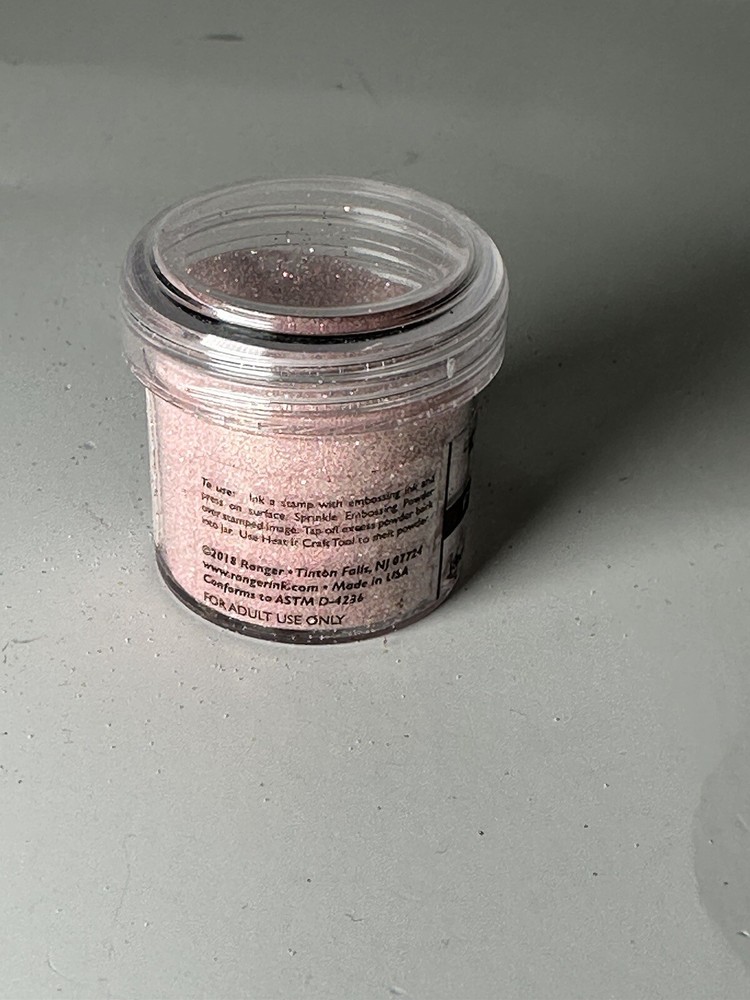 Ranger Embossing Powder-Pink Tinsel