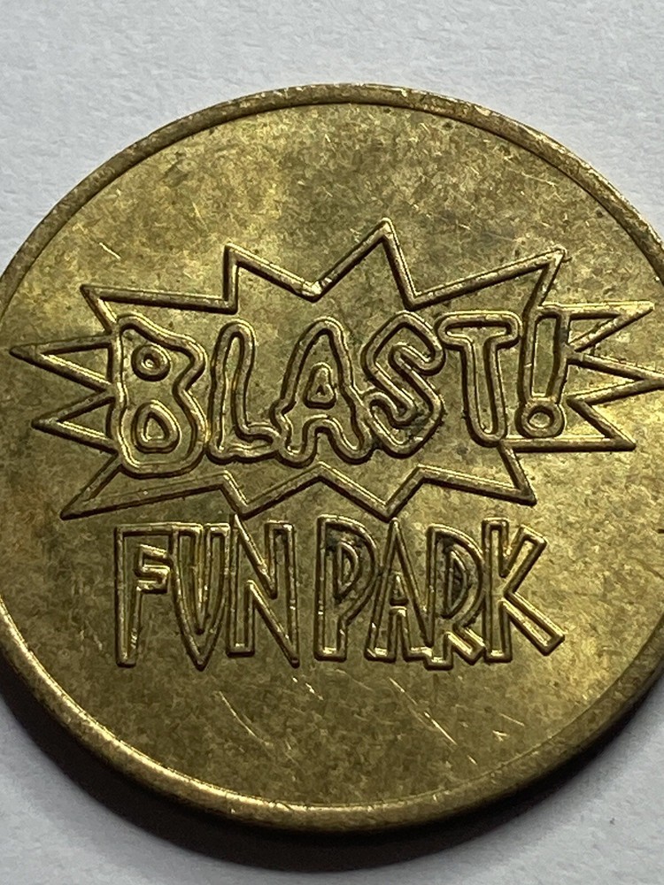RARE BLAST FUN PARKARCADE TOKEN - DEFUNCT #rq1