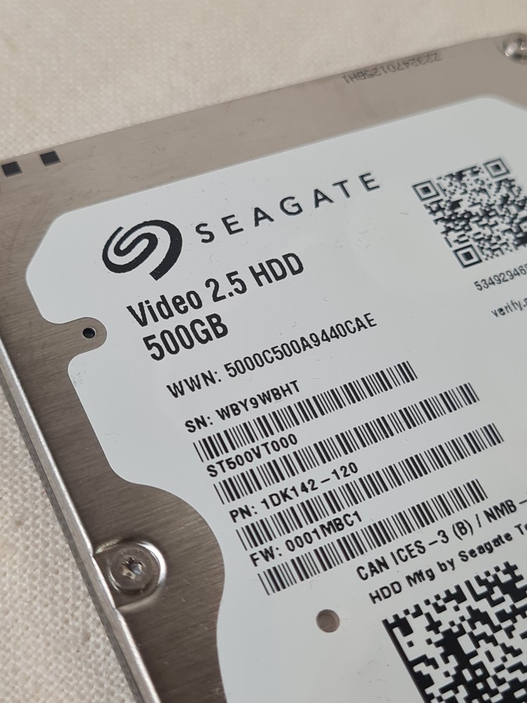 OEM XBOX ONE S Slim INTERNAL 500GB SEAGATE THIN HARD DISK DRIVE REPLACEMENT PART
