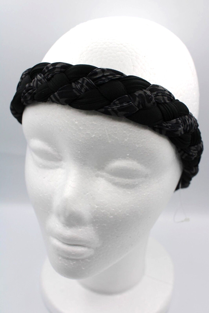 Nike Braided Headband Braided Black/Medium Ash Women's