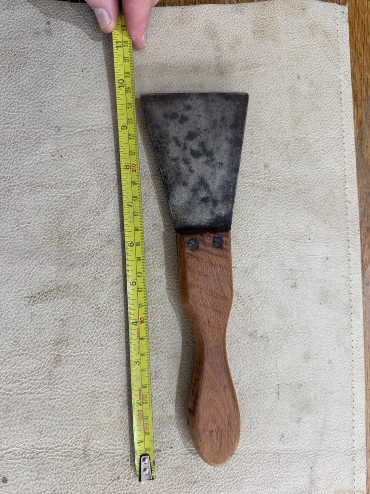 Vintage 4” Wooden Handled Decorators Scraper Tool
