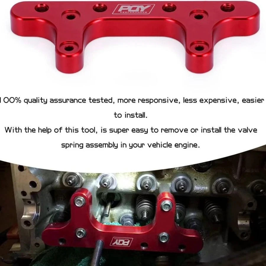 Engine Valve Spring Compressor Tool Compatible with 4.6L 5.4L 2V red
