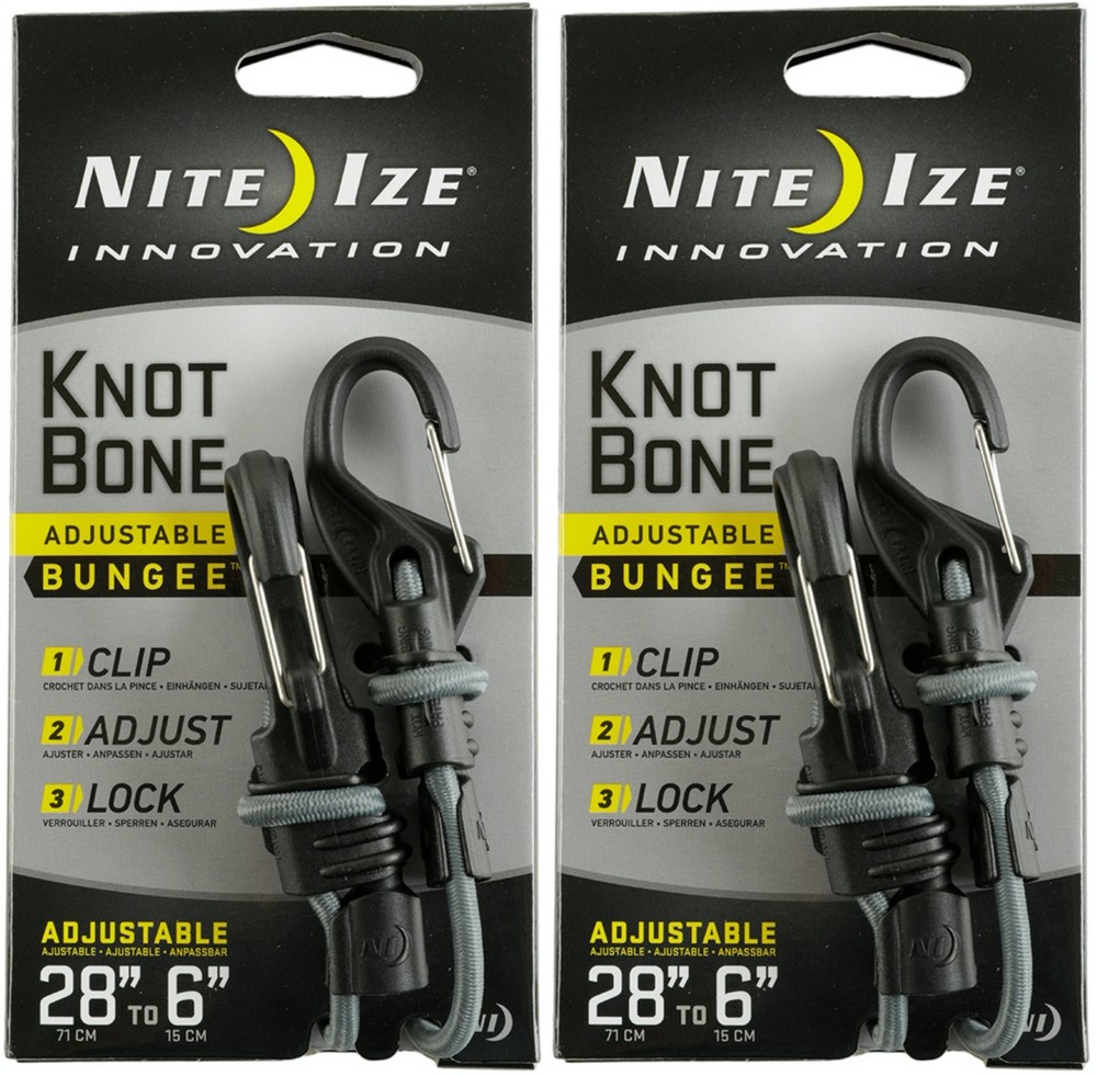 Nite Ize KnotBone Adjustable Bungee #5 (2-Pack)