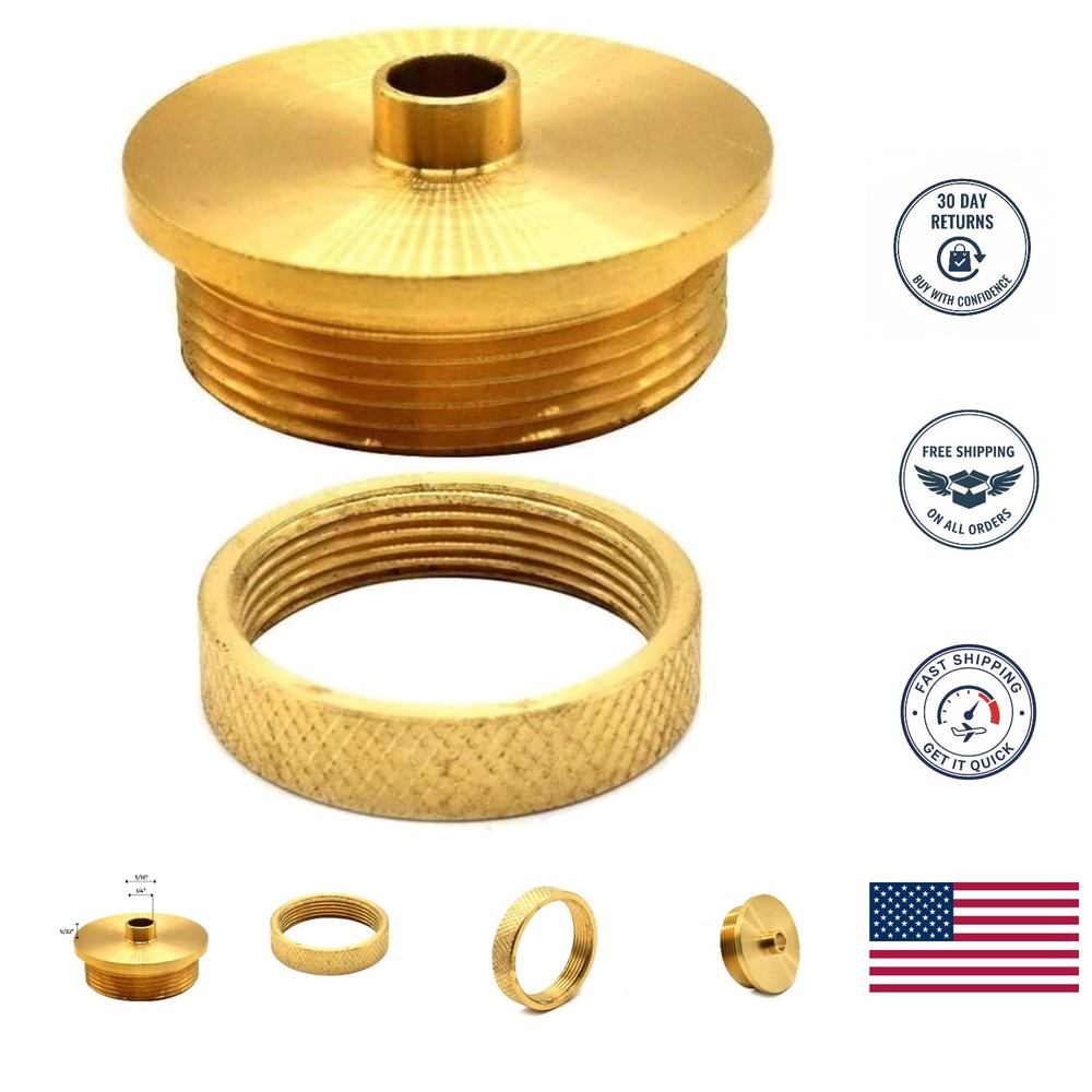 Precision 5/16 Inch Brass Router Template Guide for Dovetailing & Pattern Work