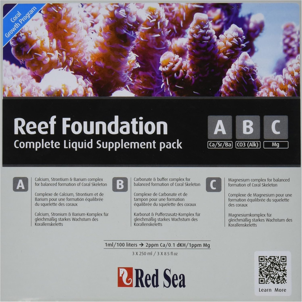 Reef Foundation Liquid Starter Kit, 3 by 250Ml, 3-Pack