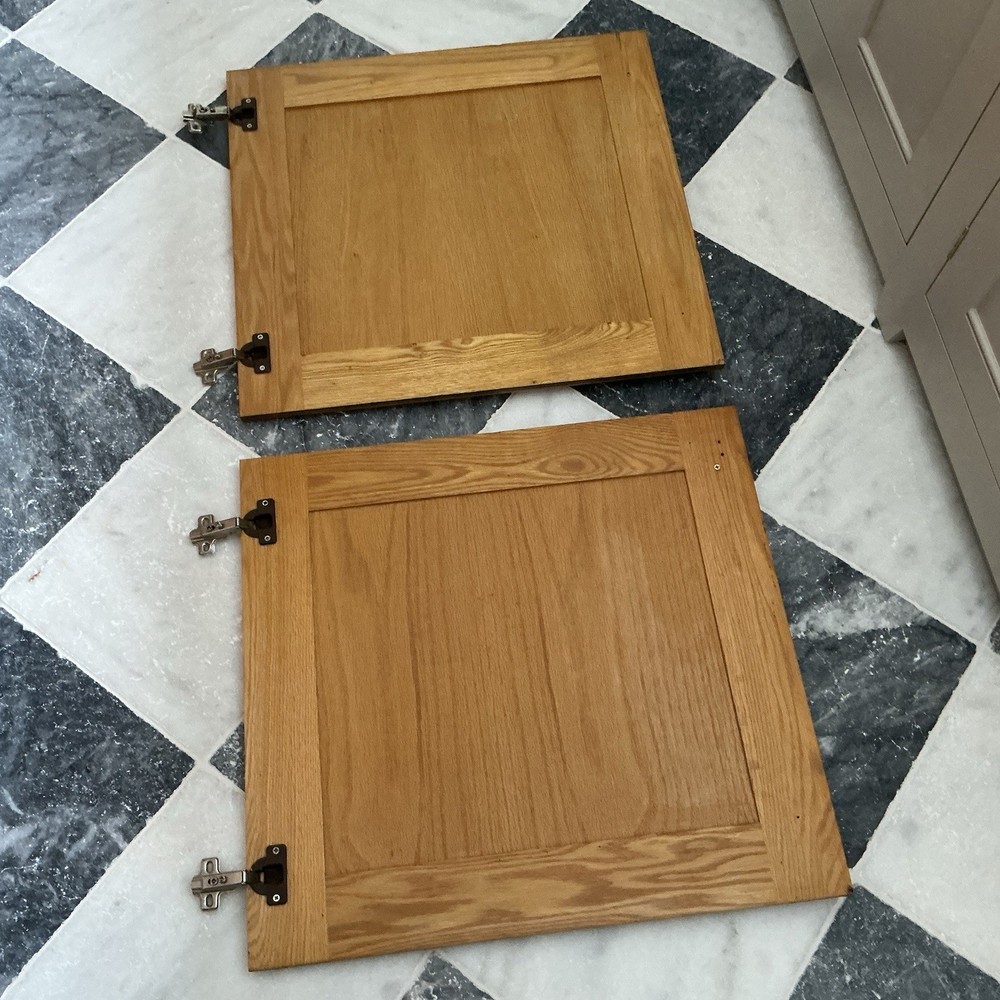 Pine Kitchen Base Cupboard Door - Right Opening X2