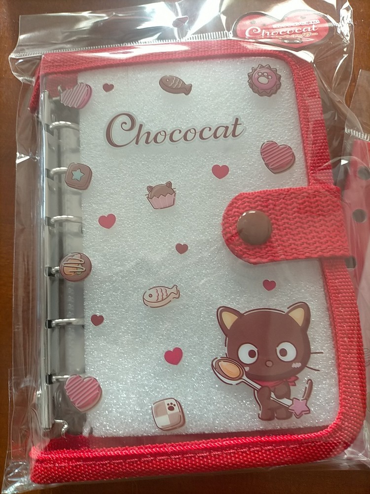 Sanrio Chococat Mini binder sticker book brown cat