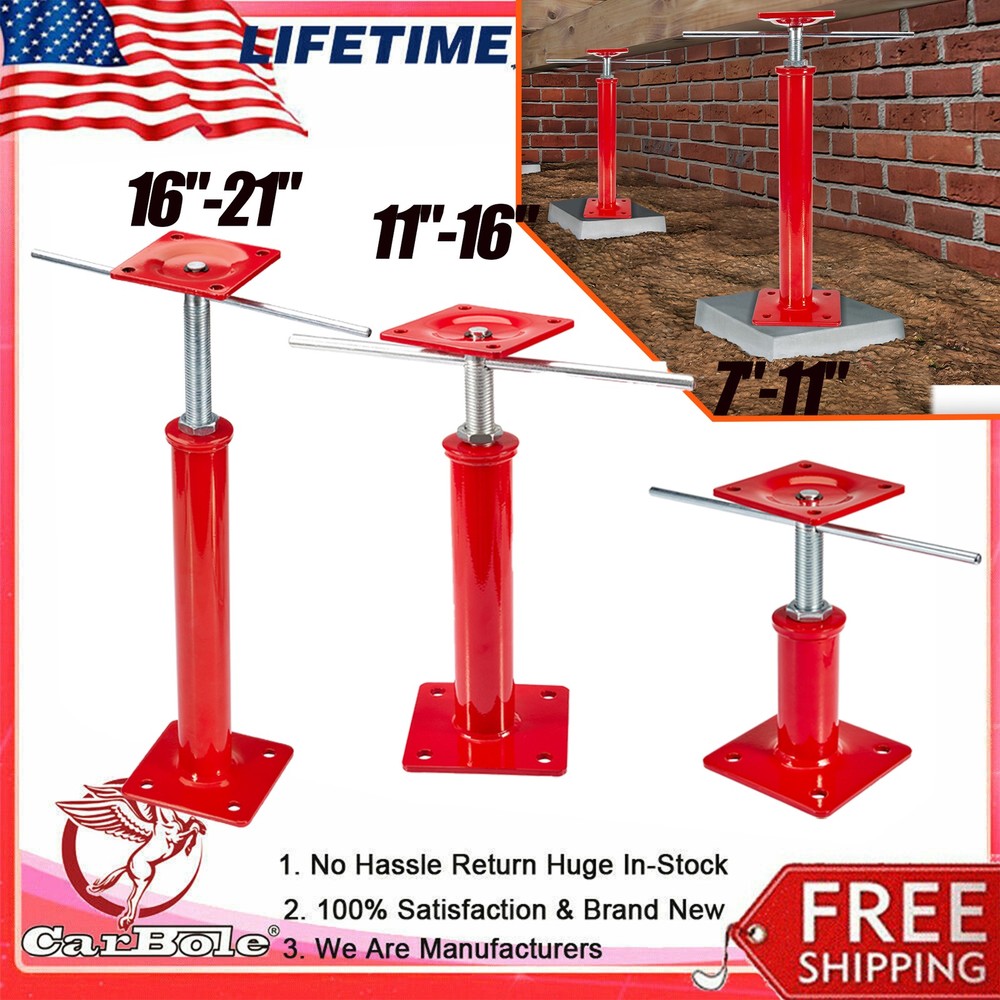 House Jacks for Leveling Crawlspace Adjustable for Cellar Ceiling 2Pack/4Pack