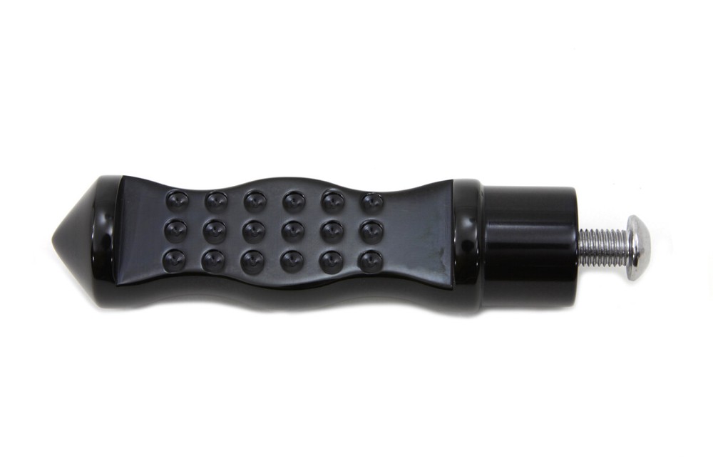 Black Form Factor Shifter Footpeg Druid Style fits Harley Davidson