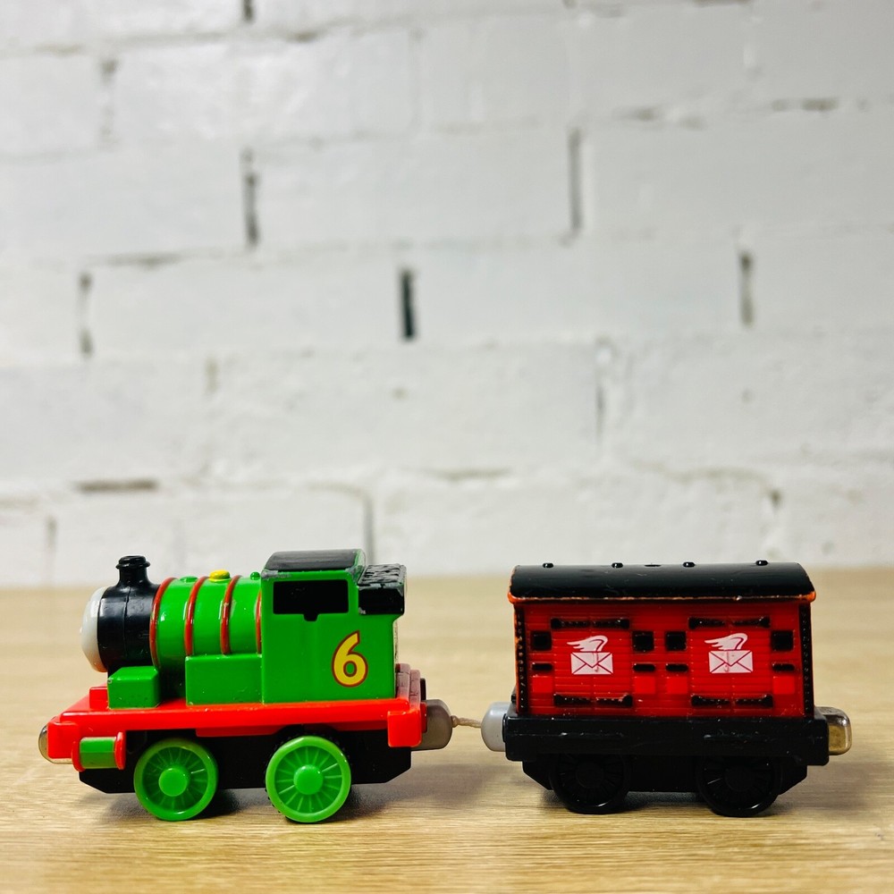 Pullstring Motorised Percy Thomas Take N Play Along Diecast Metal Push Trains