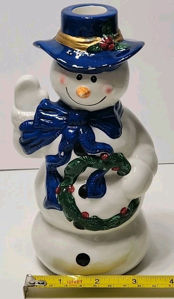 Snowman Candle Holder
