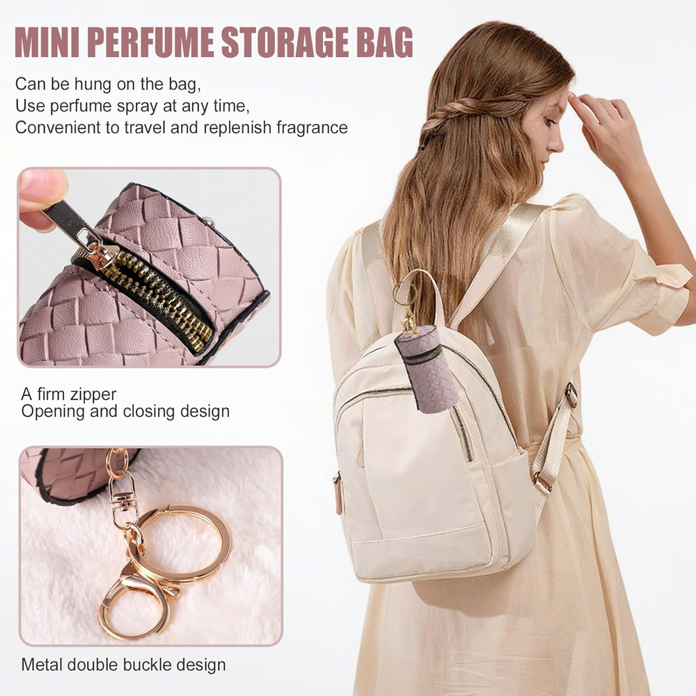 Mini Refillable Perfume Portable Atomizer Bottle 5PCS Travel Size Spray Refillab