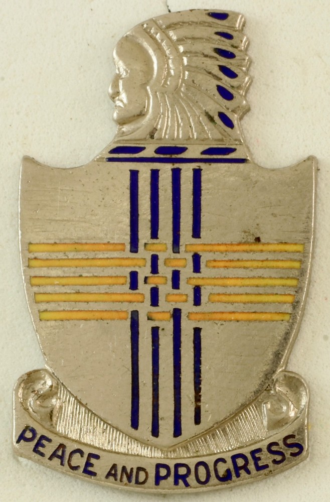 120th Quartermaster Regiment Crest DI/DUI Pinback