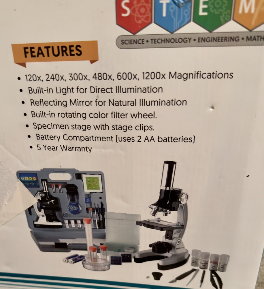 NEW IQCREW Early Explorer Series PC MICROSCOPE SET Discovery Series