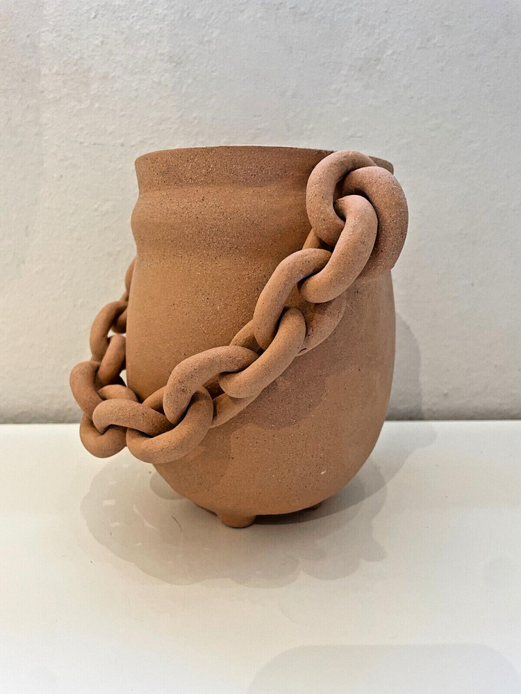 Terroso Studios Design Planter Hanging Ceramic Chain