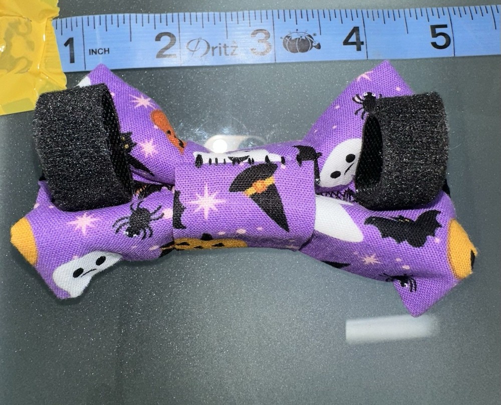 Handmade Over the collar Pet Bow Bundle #1 (Halloween Pattern) - New