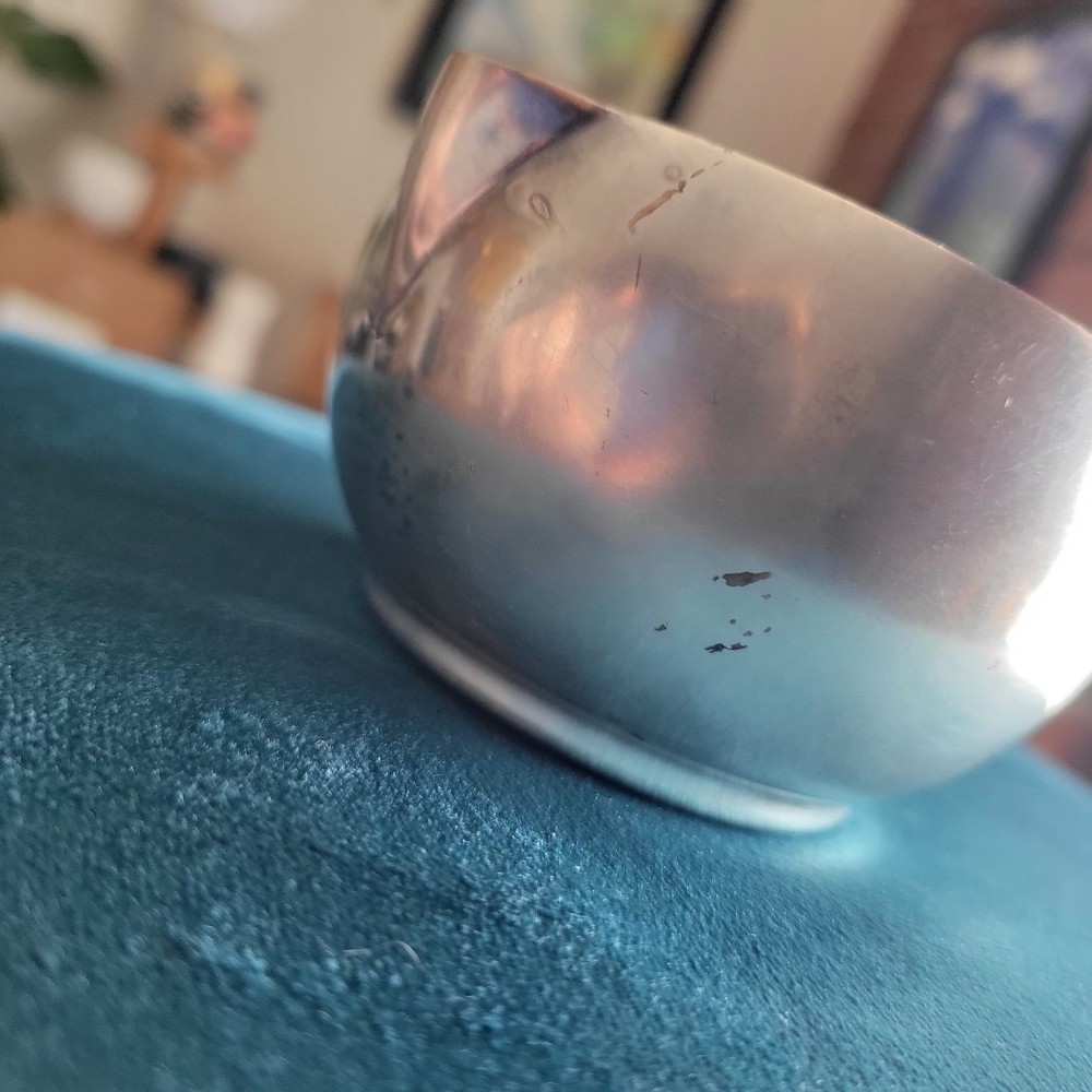 Silverplated Cup with Pouring Spout and Ornate Handle