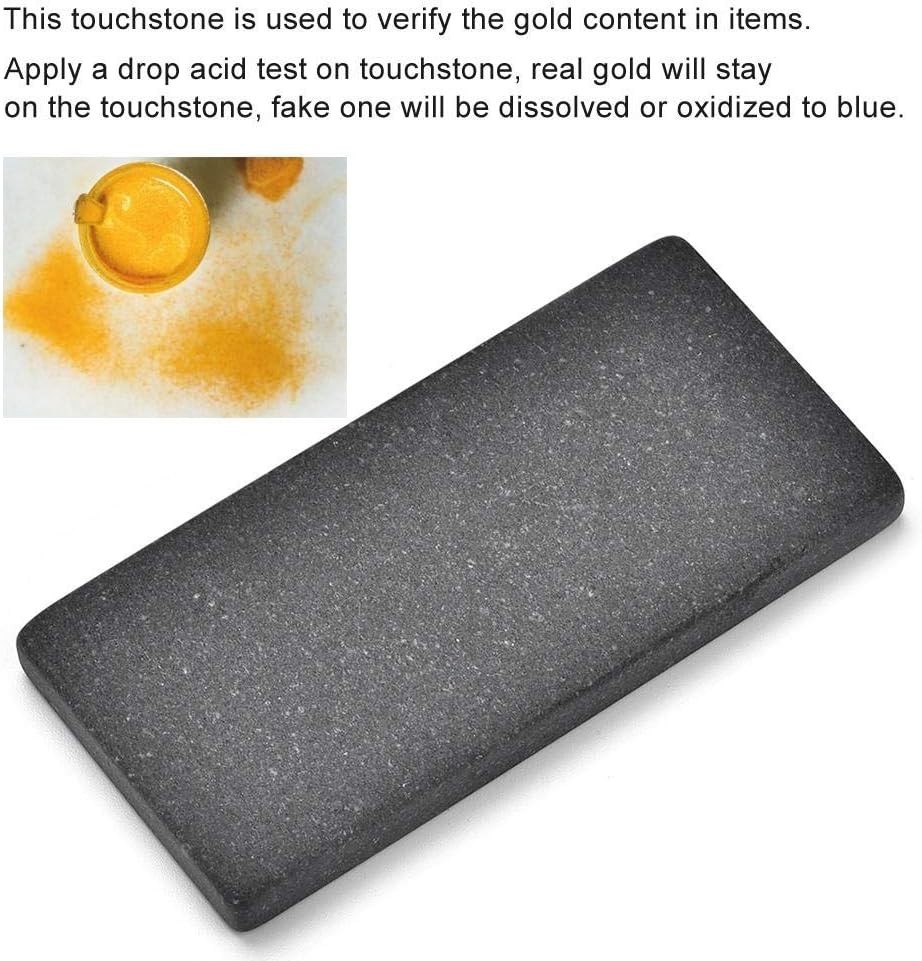 Versatile 10K-24K Metal Testing Stone for Accurate Gold & Platinum Testing