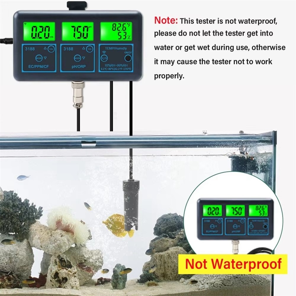 Tuya WiFi 7 In1 Water Quality Tester Multi-Parameter Water Analyzer5651