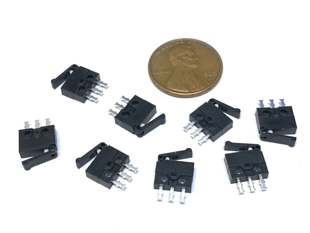 8 Pieces- NC NO Microswitch Reset mini small Micro Limit Switch Lever Camera