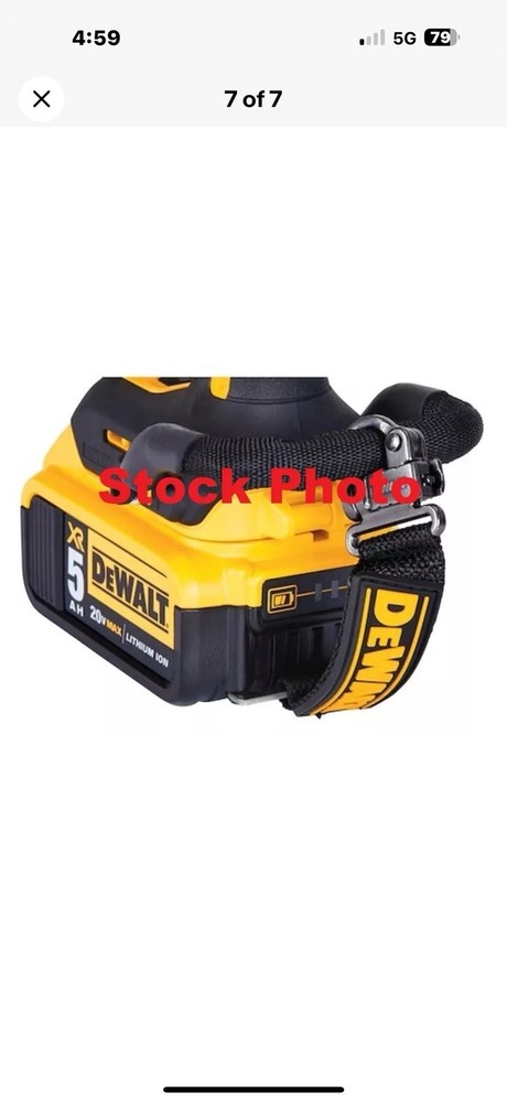 DeWalt tool lanyard battery protector