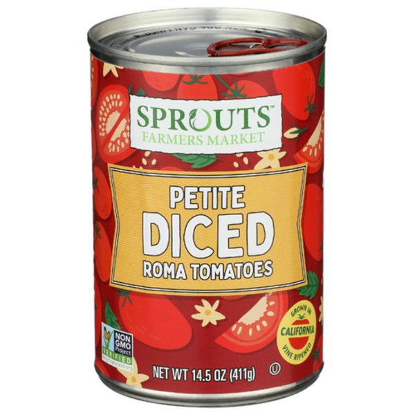 Sprouts Petite Diced Tomatoes 14.5 oz - 3 Count