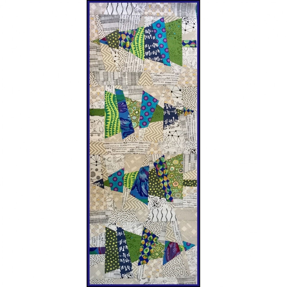 Creative Grids Spider Web Quilt Ruler CGRKA6 + Crazy Christmas Trees Pattern