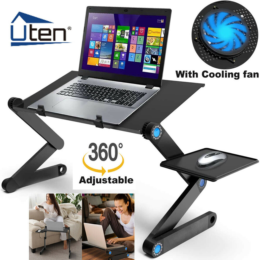 Portable Adjustable Height Laptop Stand Notebook Tablet Holder Fold Desk Table