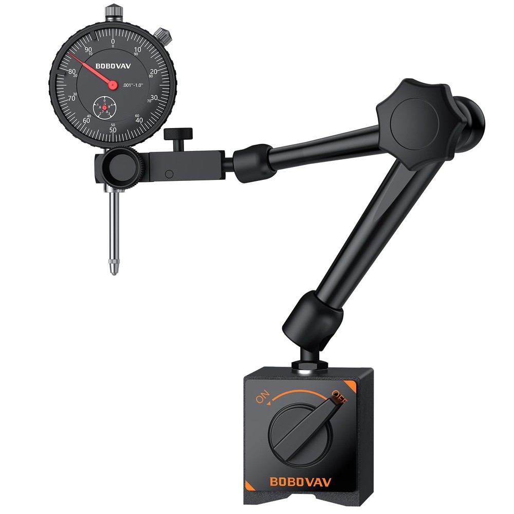 BOBOVAV Dial Indicator with Magnetic Base